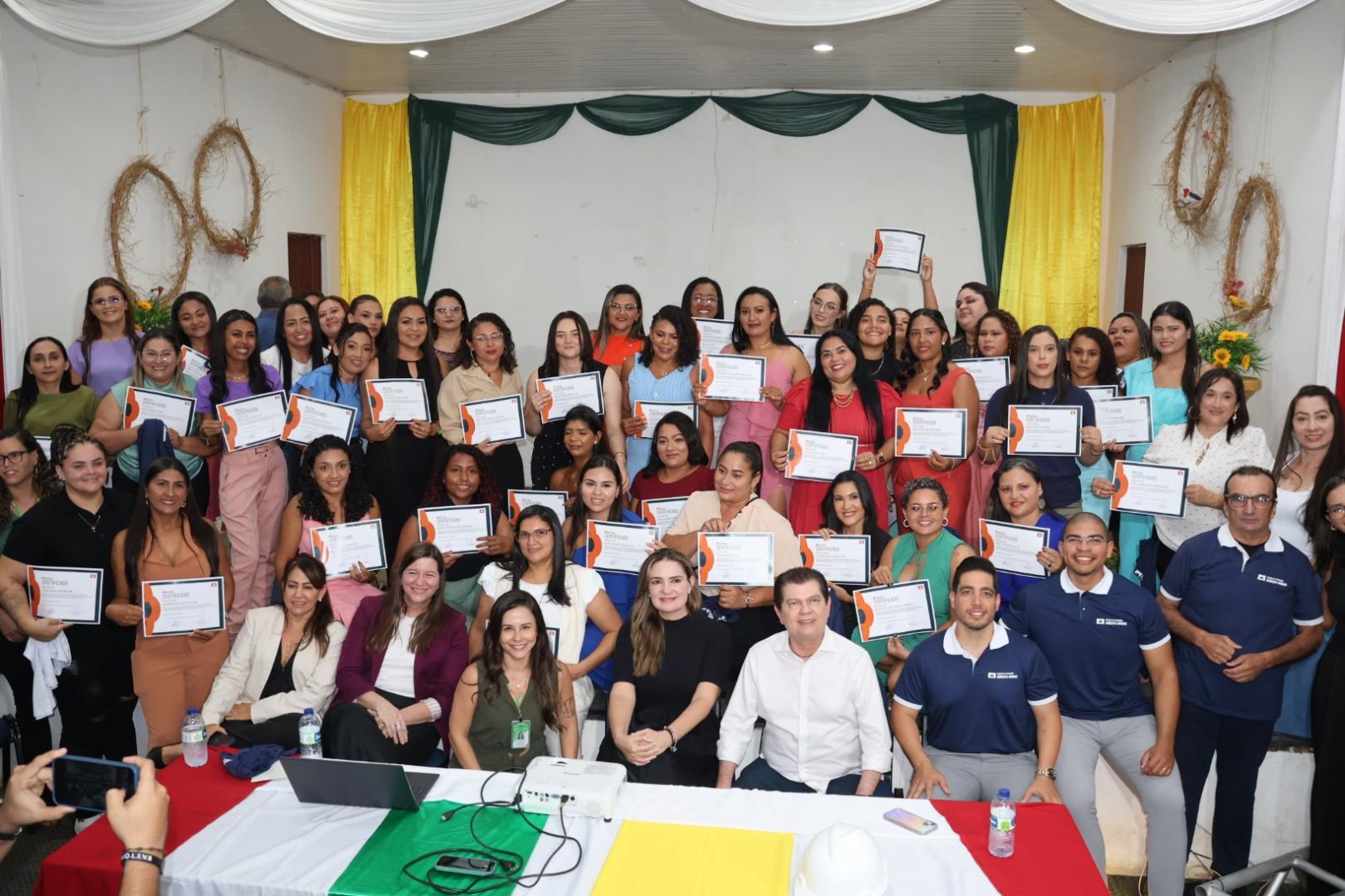 Quixeré, 42 mulheres se formam no curso de Operação de Máquinas Pesadas promovido pela SOP e o BID