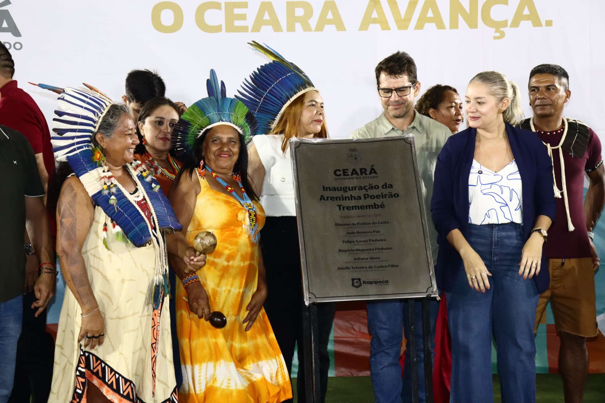 Governo do Ceará inaugura Areninha Poeirão Tremembé em Itapipoca e fortalece esporte, cultura e educação indígena