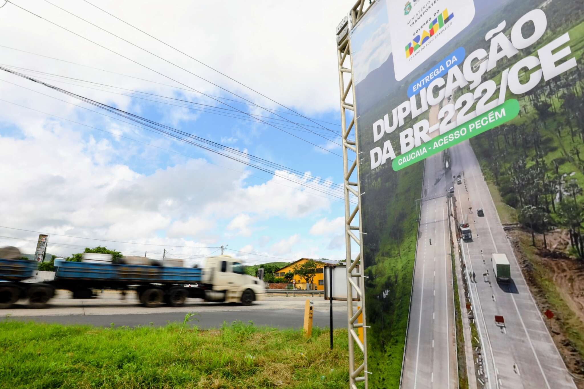 União e Governo do Ceará inauguram duplicação da BR-222 e vistoriam obras da BR-116